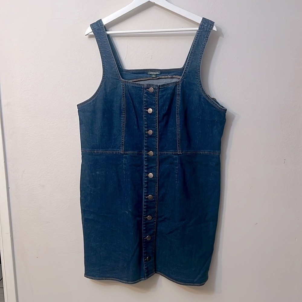 Wild fable XXL denim overall dress vintage 310